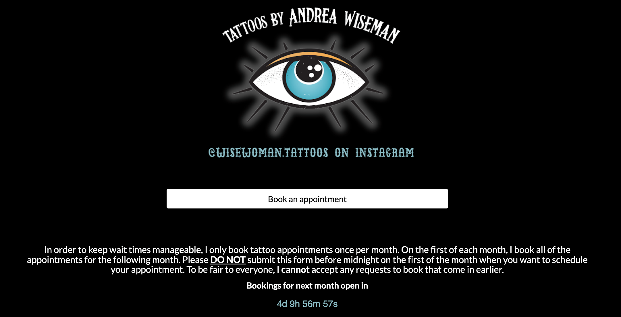 Andrea's tattoo website